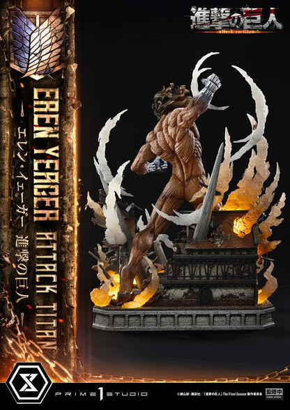 Ultimate Diorama Masterline "Attack on Titan" Eren Yeager Attack Titan