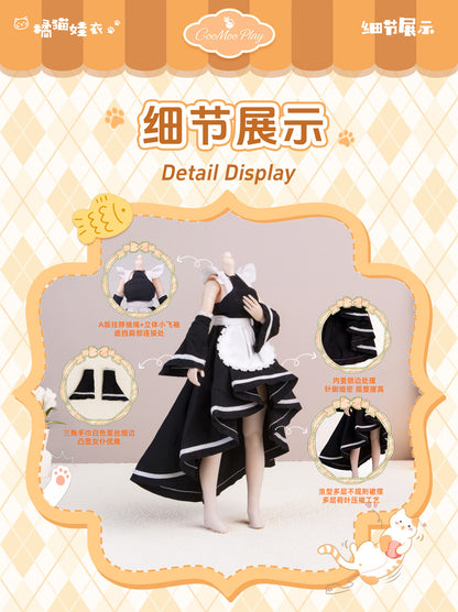 GOOMOO GM-N-003 MAID CLOTHES OUTFIT SET FOR 1/12 SCALE ACTION FIGURES