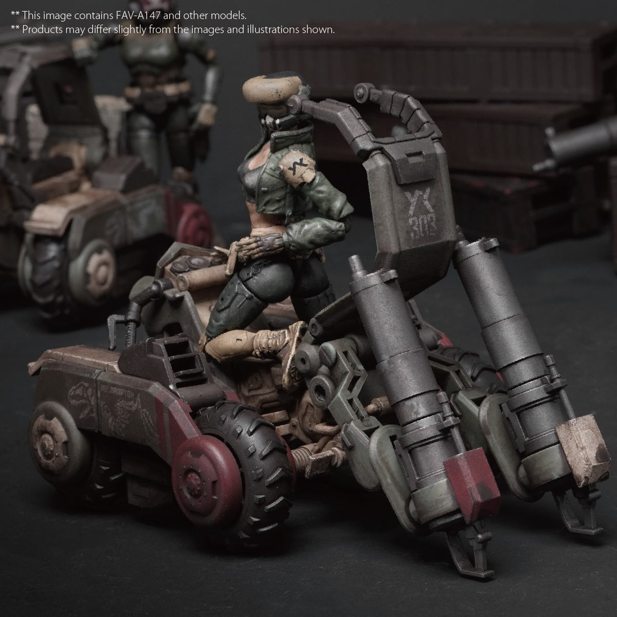 TOYS ALLIANCE LIMITED "ACID RAIN" 1/18 SCALE FAV-A147 Veloraptor Speeder MK1m-4