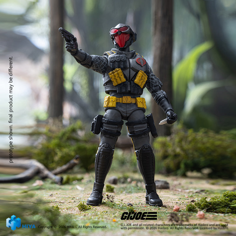 HIYA Exquisite Mini Series 1/18 Scale 4 Inch "G.I.Joe" Cobra Viper Python Patrol Version Action Figure