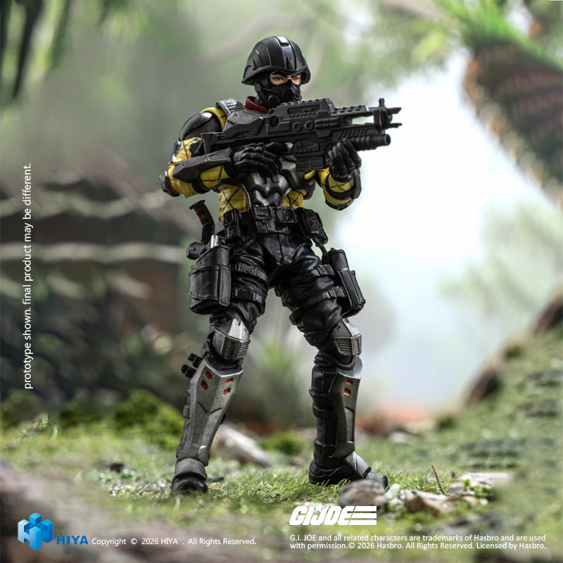 HIYA Exquisite Mini Series 1/18 Scale 4 Inch "G.I. Joe" Python Trooper Action Figure