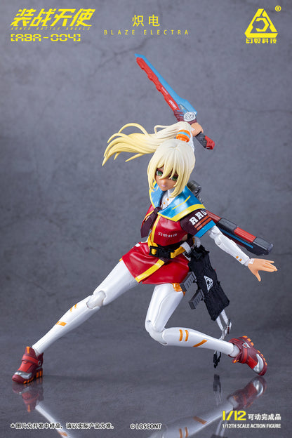 LOSCONT "ARMED BATTLE ANGELS" SERIES ABA-004 BLAZE ELECTRA 1/12 SCALE ACTION FIGURE