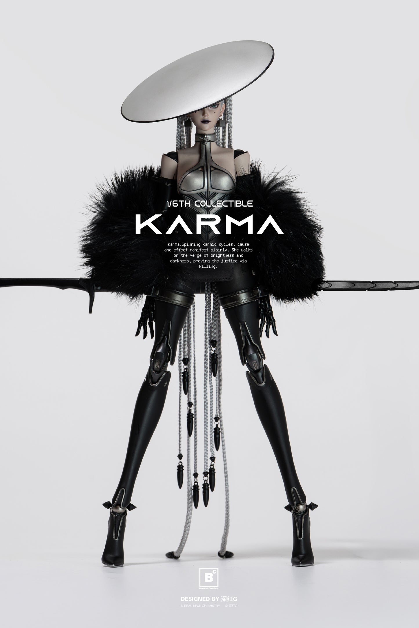 BEAUTIFUL CHEMISTRY x SHEN HONG G WHITE NIGHT: ALBA KARMA 1/6 SCALE ACTION FIGURE