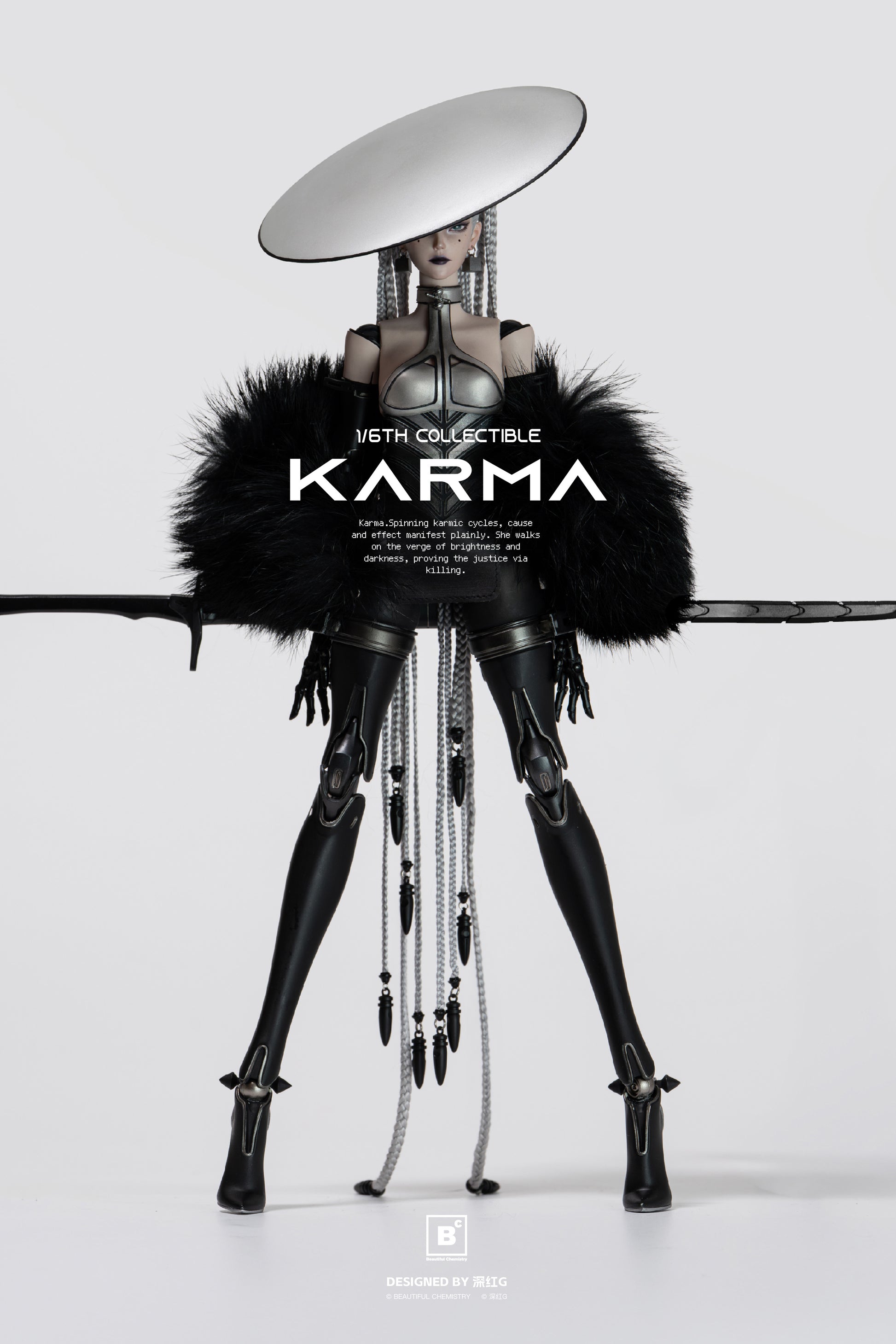 BEAUTIFUL CHEMISTRY x SHEN HONG G WHITE NIGHT: ALBA KARMA 1/6 SCALE ACTION FIGURE