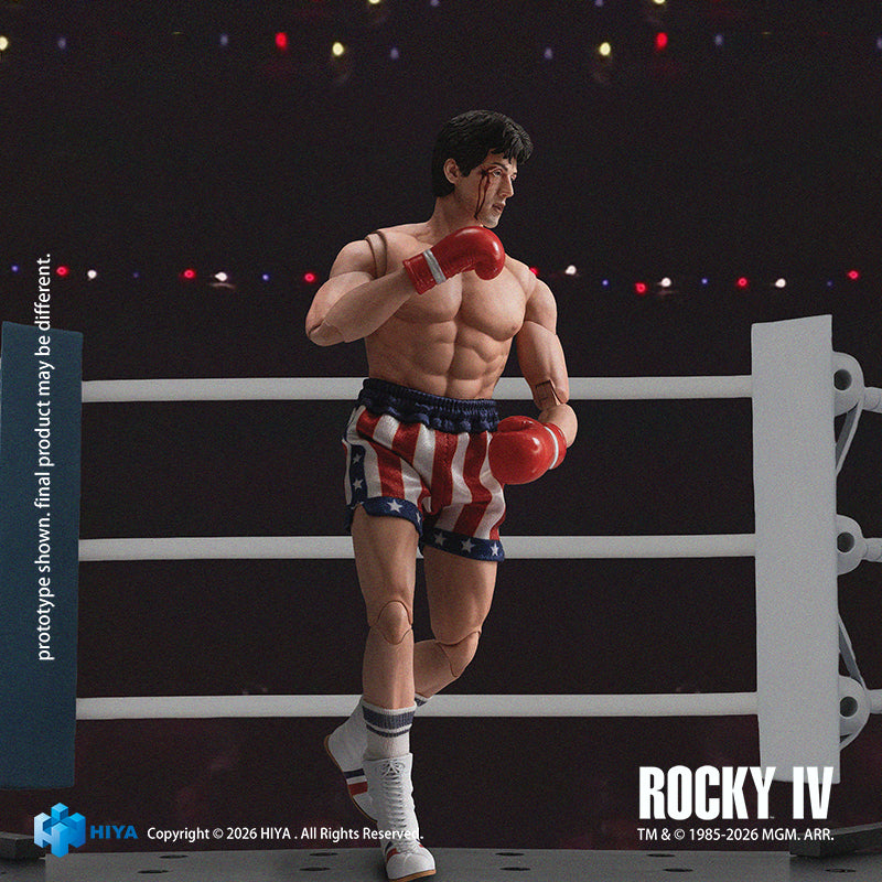 HIYA Exquisite Super Series 1/12 Scale 6.3 Inch "Rocky IV" Rocky Boxer Version Action Figure