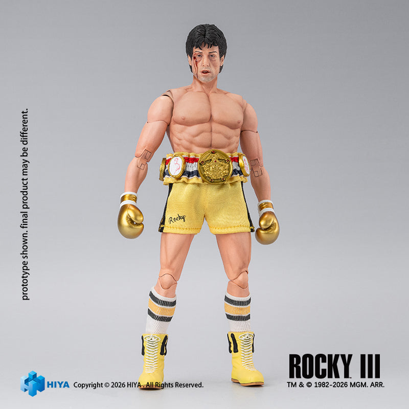 HIYA Exquisite Super Series 1/12 Scale 6.3 Inch "Rocky III" Rocky Boxer Version Action Figure