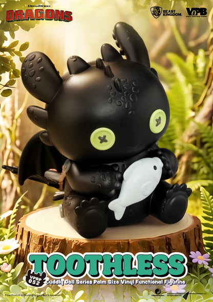 VPBP-052 Cuddly Doll Series Palm Size Vinyl Functional Figurine : Toothless