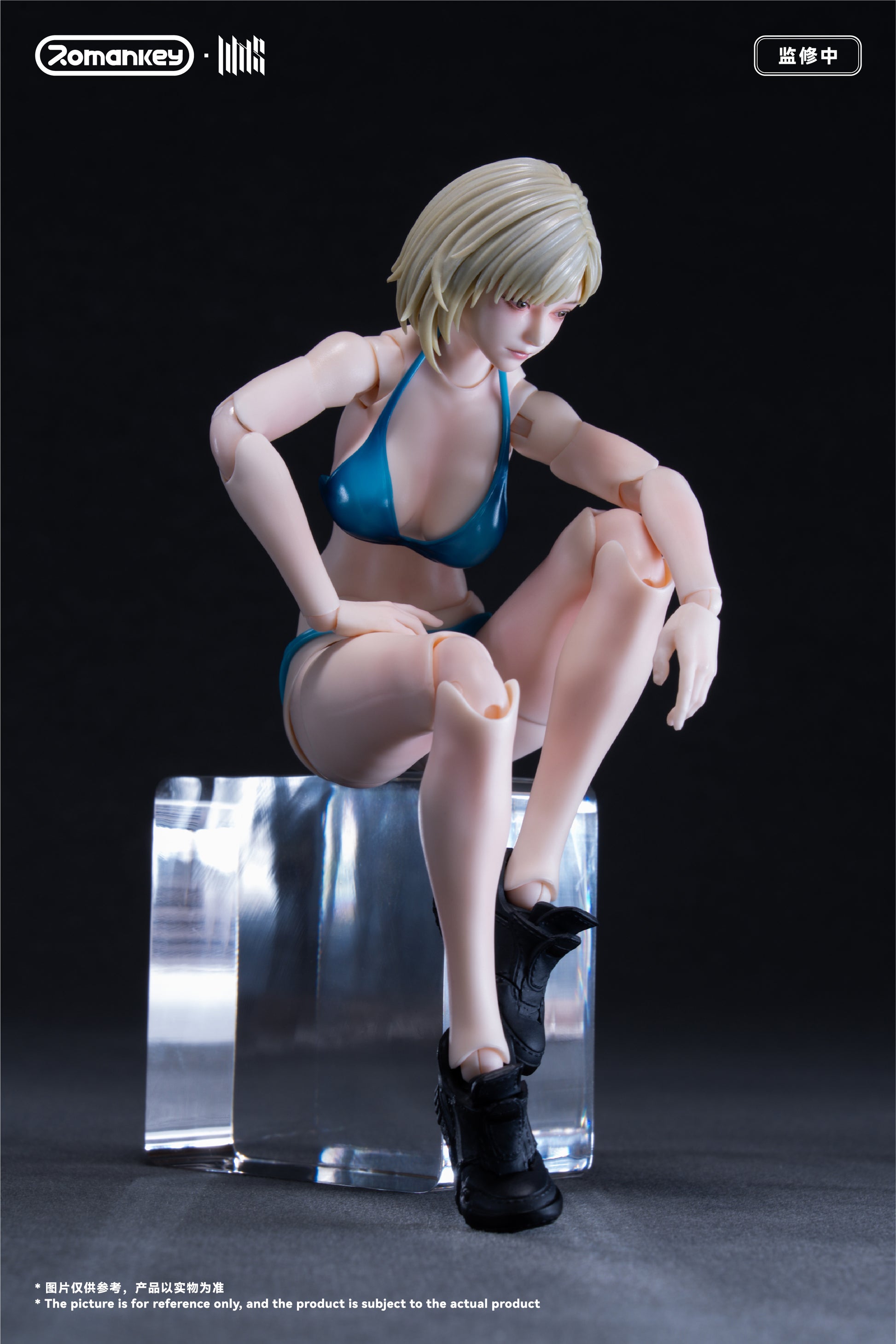 ROMANKEY UMS004C 1/12 SCALE ACTION FIGURE FEMALE BODY MIA (PRE-PAINTED VER.)