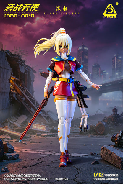 LOSCONT "ARMED BATTLE ANGELS" SERIES ABA-004 BLAZE ELECTRA 1/12 SCALE ACTION FIGURE