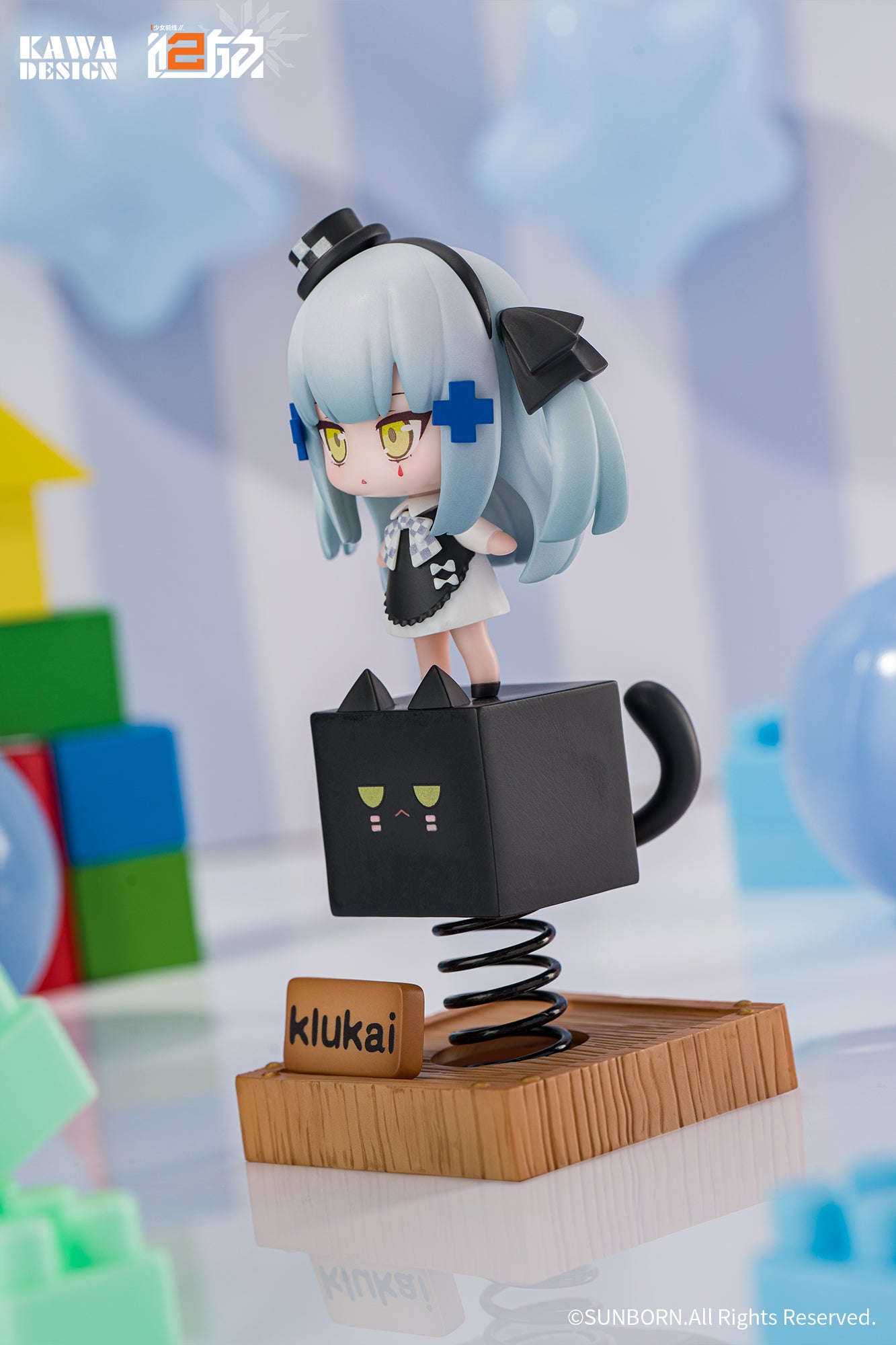 KAWA DESIGN "GIRLS' FRONTLINE 2: EXILIUM" BLACK CAT KLUKAI SPRING-LOADED FIGURE