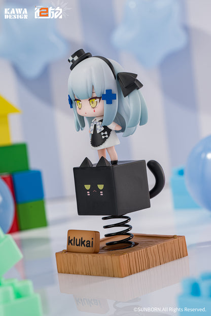 KAWA DESIGN "GIRLS' FRONTLINE 2: EXILIUM" BLACK CAT KLUKAI SPRING-LOADED FIGURE