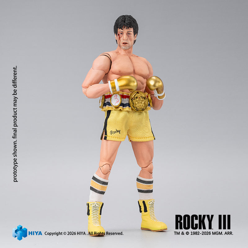 HIYA Exquisite Super Series 1/12 Scale 6.3 Inch "Rocky III" Rocky Boxer Version Action Figure