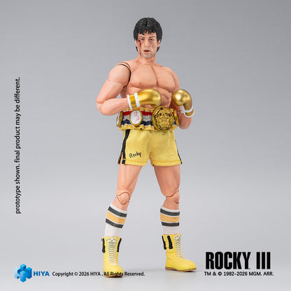 HIYA Exquisite Super Series 1/12 Scale 6.3 Inch "Rocky III" Rocky Boxer Version Action Figure