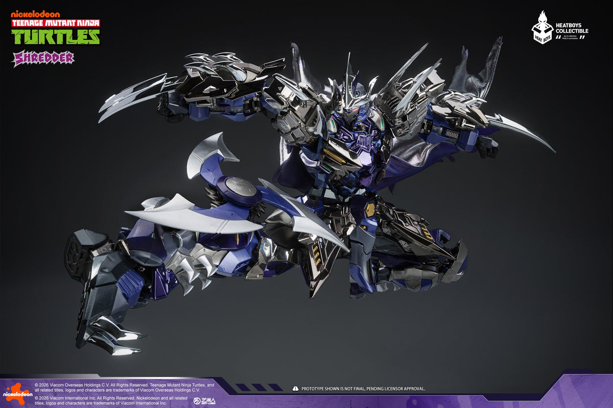 HEATBOYS HB0119 "TEENAGE MUTANT NINJA TURTLES" SHREDDER PLATING EDITION ALLOY ACTION FIGURE