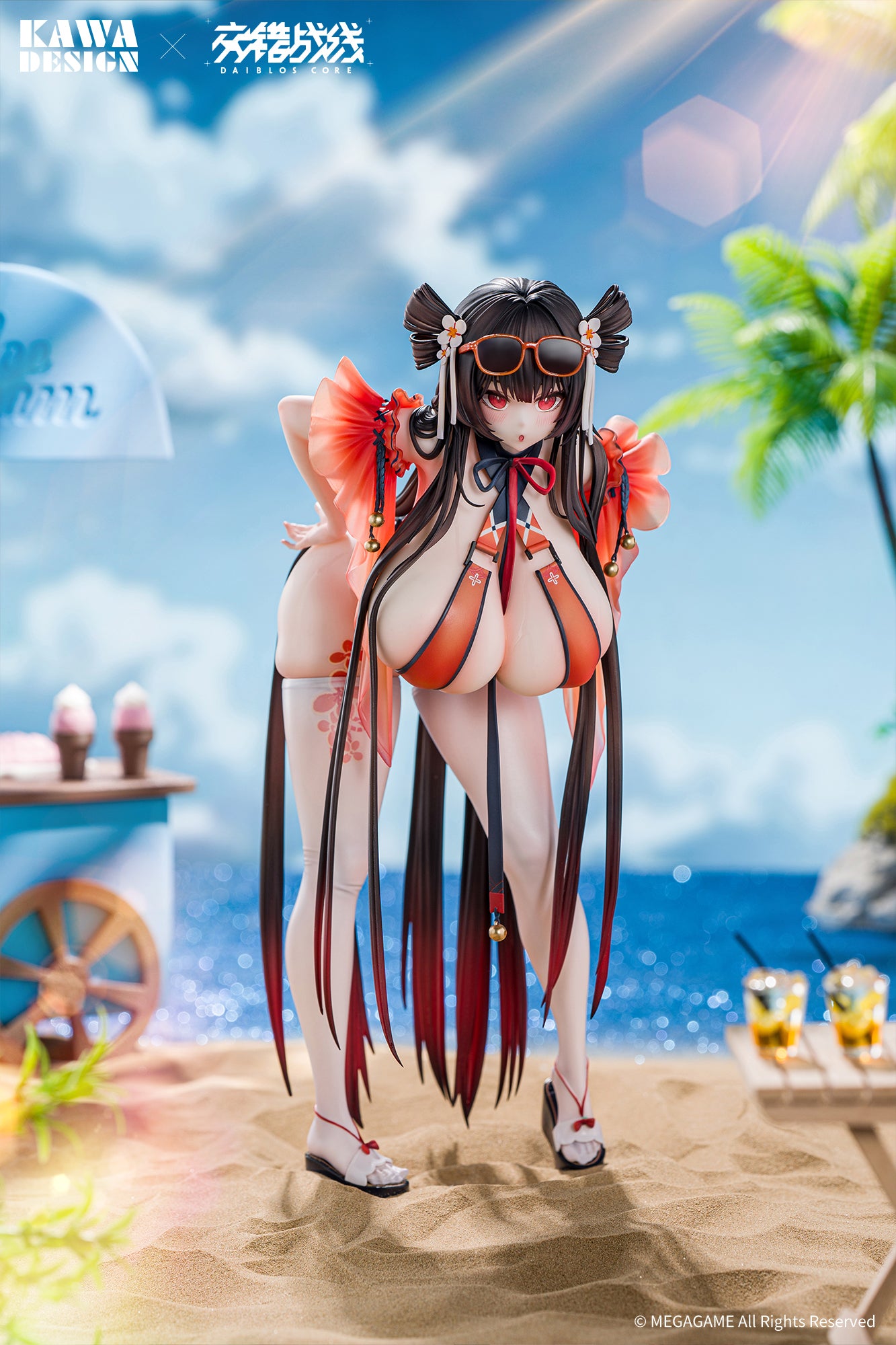 KAWA DESIGN "DAIBLOS CORE" MAREE ROUGE BANQUET OF FALLING PLUMS WATER TRAIL VER. 1/6 SCALE FIGURE