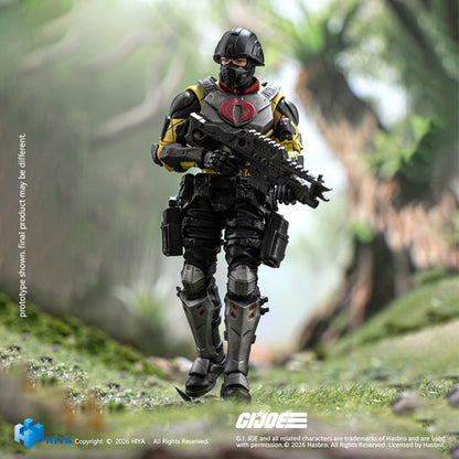 HIYA Exquisite Mini Series 1/18 Scale 4 Inch "G.I. Joe" Python Trooper Action Figure