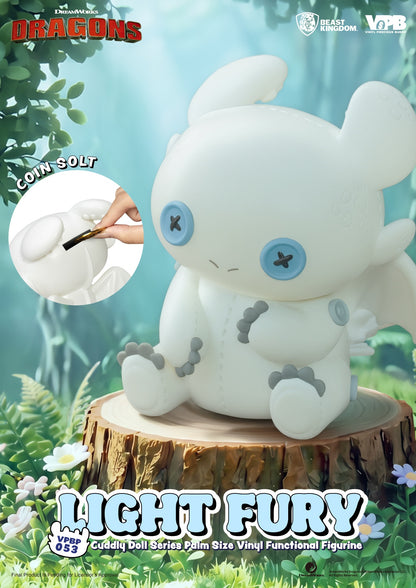 VPBP-053 Cuddly Doll Series Palm Size Vinyl Functional Figurine : Light Fury