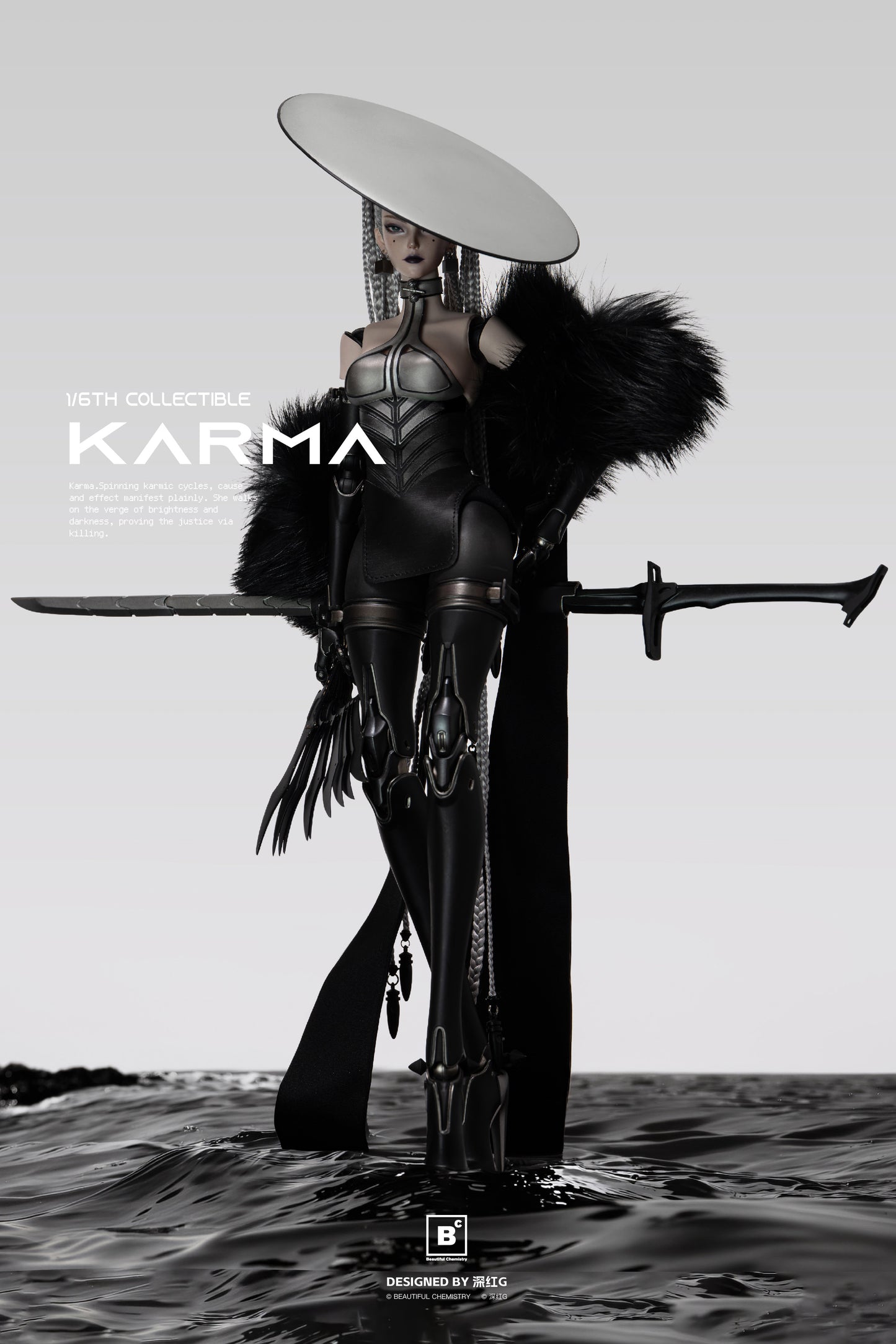 BEAUTIFUL CHEMISTRY x SHEN HONG G WHITE NIGHT: ALBA KARMA 1/6 SCALE ACTION FIGURE