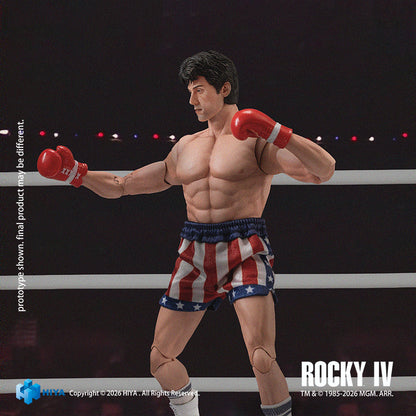 HIYA Exquisite Super Series 1/12 Scale 6.3 Inch "Rocky IV" Rocky Boxer Version Action Figure