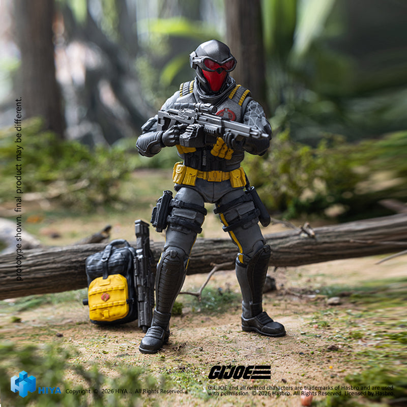 HIYA Exquisite Mini Series 1/18 Scale 4 Inch "G.I.Joe" Cobra Viper Python Patrol Version Action Figure