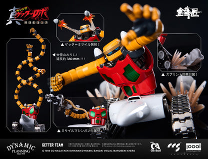 C&A Global Ltd. X CCSTOYS X PROTOTYPE 001 CHEOLJIANG SERIES "GETTER ROBO ARMAGEDDON" GETTER TEAM ALLOY ACTION FIGURE