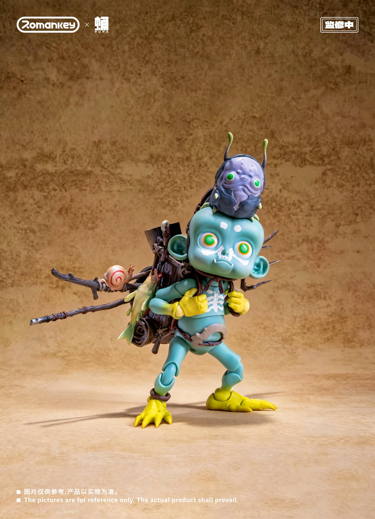 ROMANKEY ‘PUPA' SERIES PPX001 JIJI 1/12 SCALE ACTION FIGURE