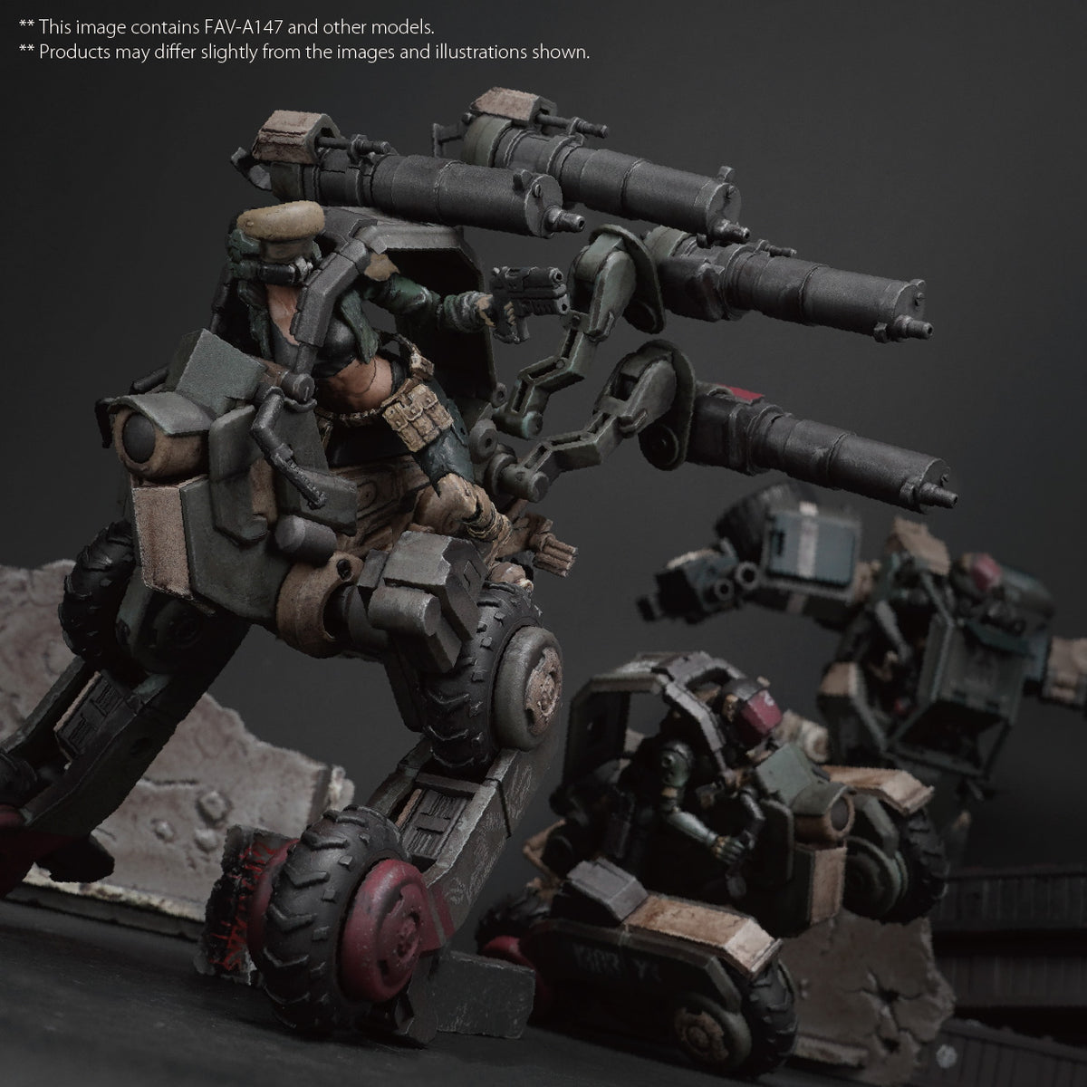 TOYS ALLIANCE LIMITED "ACID RAIN" 1/18 SCALE FAV-A147 Veloraptor Speeder MK1m-4