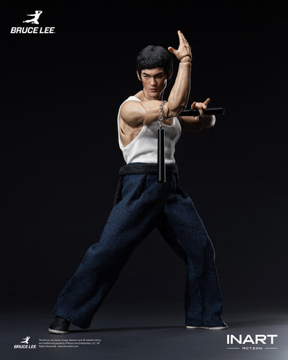 INART Action "Enter The Dragon" Bruce Lee (Kung fu suit) 1/12 Scale Action Figure