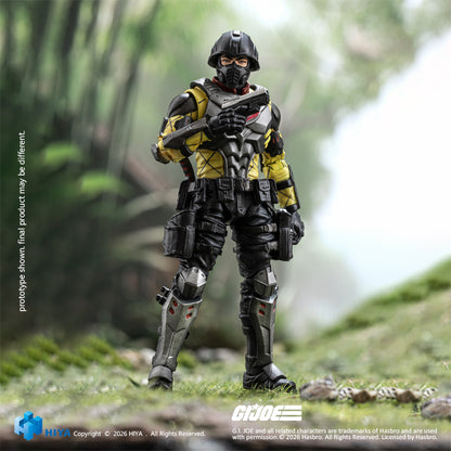 HIYA Exquisite Mini Series 1/18 Scale 4 Inch "G.I. Joe" Python Trooper Action Figure