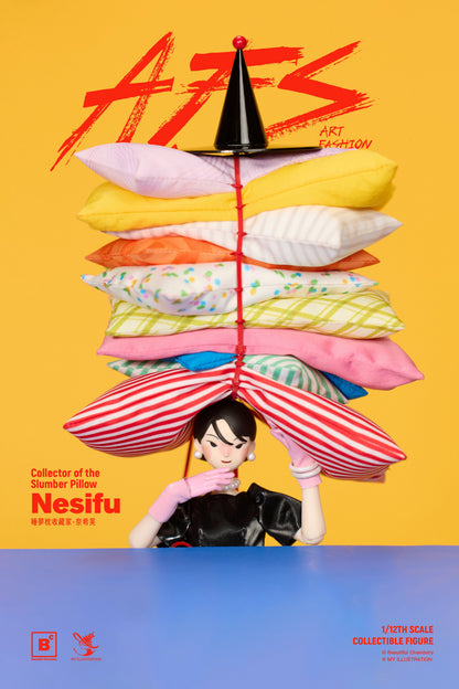 BEAUTIFUL CHEMISTRY x MY AFS COLLECTOR OF THE SLUMBER PILLOW NESIFU 1/12 SCALE ACTION FIGURE