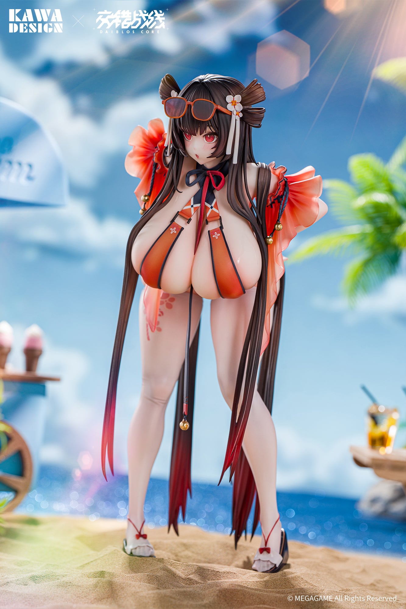 KAWA DESIGN "DAIBLOS CORE" MAREE ROUGE BANQUET OF FALLING PLUMS WATER TRAIL VER. 1/6 SCALE FIGURE