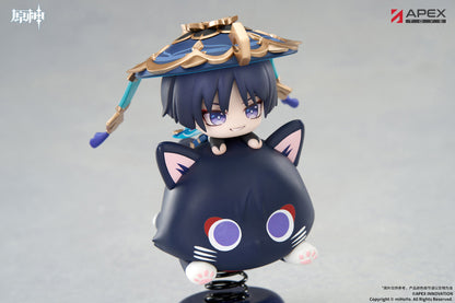 "Genshin Impact" Wanderer Chibi Chara Yurayura Stand