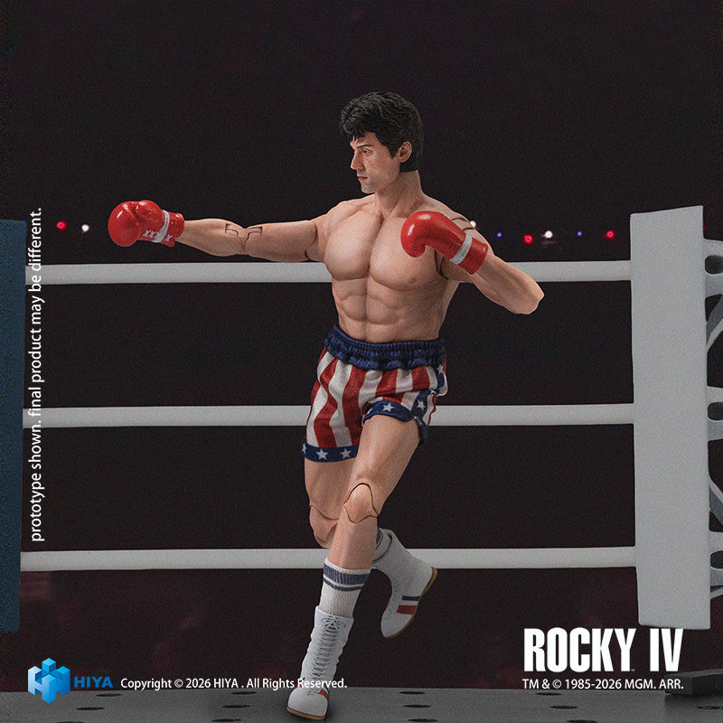 HIYA Exquisite Super Series 1/12 Scale 6.3 Inch "Rocky IV" Rocky Boxer Version Action Figure