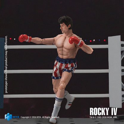 HIYA Exquisite Super Series 1/12 Scale 6.3 Inch "Rocky IV" Rocky Boxer Version Action Figure