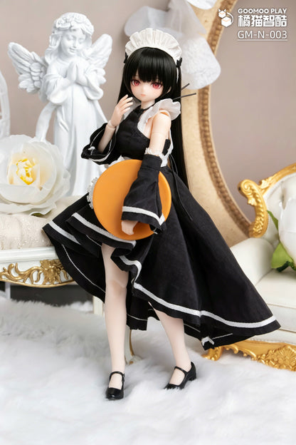 GOOMOO GM-N-003 MAID CLOTHES OUTFIT SET FOR 1/12 SCALE ACTION FIGURES