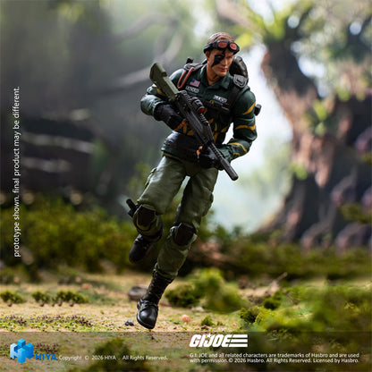 HIYA Exquisite Mini Series 1/18 Scale 4 Inch "G.I. Joe" Dusty Tiger Force Version Action Figure