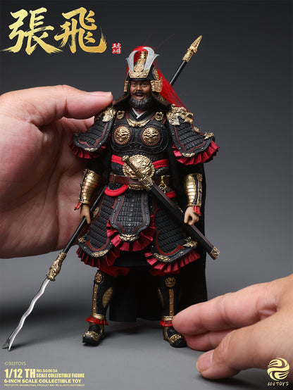 303TOYS POCKET THREE KINGDOMS NO.SG003A ZHANG FEI 1/12 SCALE ACTION FIGURE