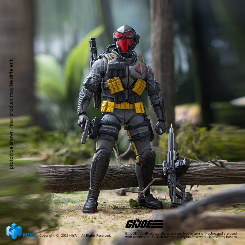 HIYA Exquisite Mini Series 1/18 Scale 4 Inch "G.I.Joe" Cobra Viper Python Patrol Version Action Figure