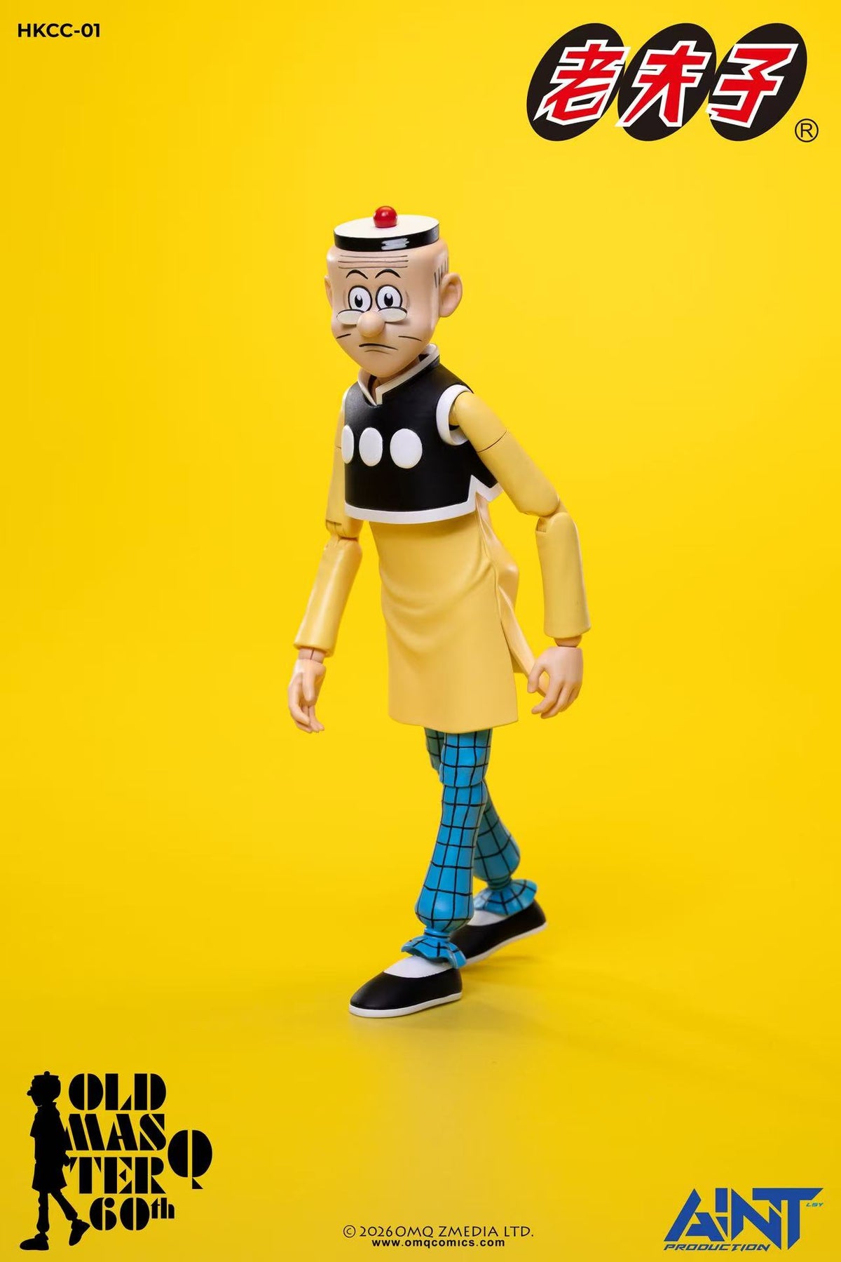 AINT PRODUCTION HKCC-01 "OLD MASTER Q" 1/12 ACTION FIGURE 60TH ANNIVERSARY EDITION