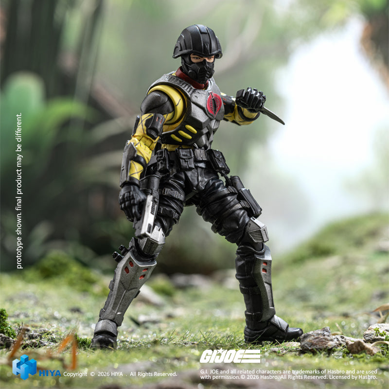 HIYA Exquisite Mini Series 1/18 Scale 4 Inch "G.I. Joe" Python Trooper Action Figure
