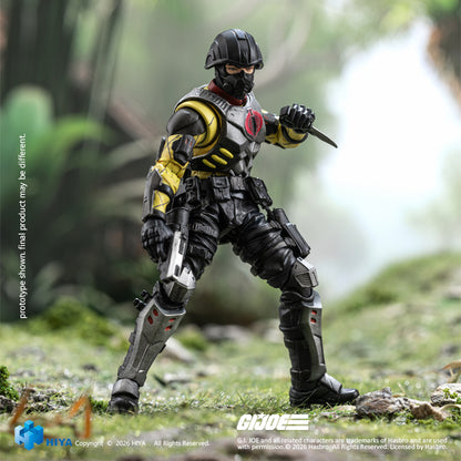 HIYA Exquisite Mini Series 1/18 Scale 4 Inch "G.I. Joe" Python Trooper Action Figure