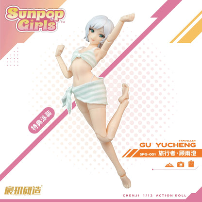 CHENJI CRAFT SUNPOP GIRLS SPG-001 GU YUCHENG 1/12 SCALE ACTION FIGURE