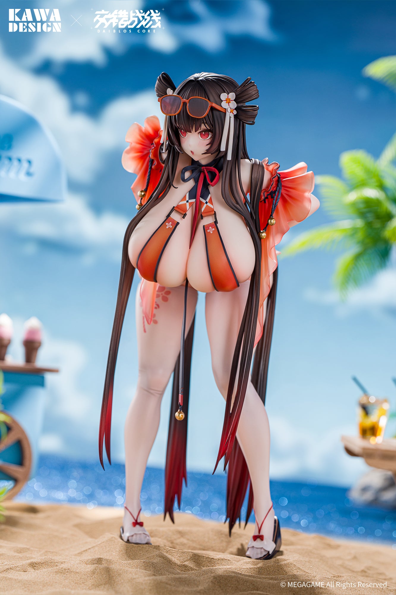 KAWA DESIGN "DAIBLOS CORE" MAREE ROUGE BANQUET OF FALLING PLUMS NORMAL VER. 1/6 SCALE FIGURE