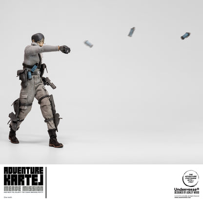 UNDERVERSE ADVENTURE KARTEL COLD BUGGER ADVENTURE MERDE & BLUNTER MERDE 1/6 SCALE ACTION FIGURE