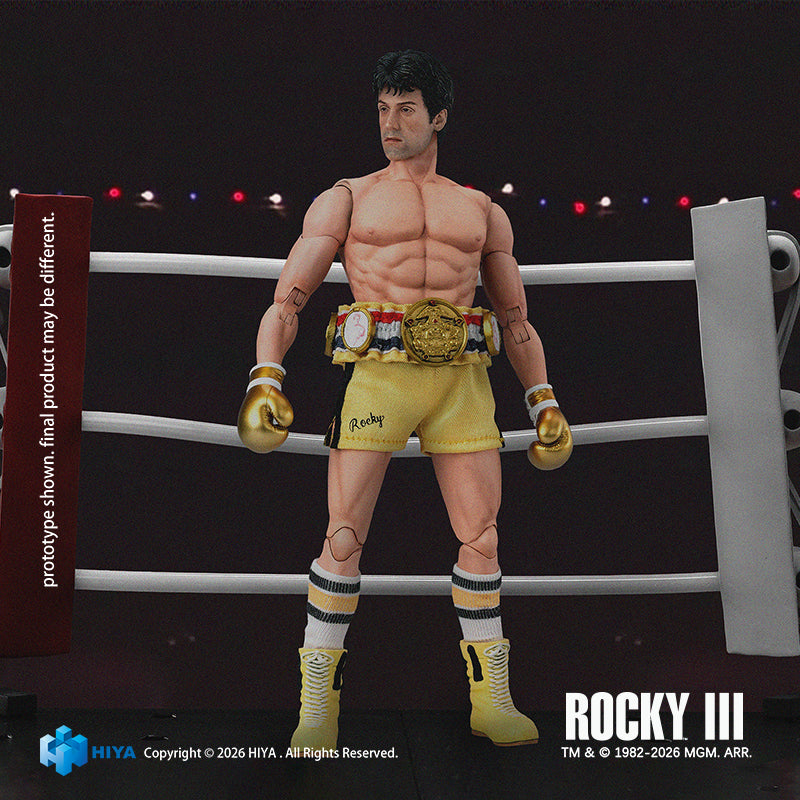 HIYA Exquisite Super Series 1/12 Scale 6.3 Inch "Rocky III" Rocky Boxer Version Action Figure