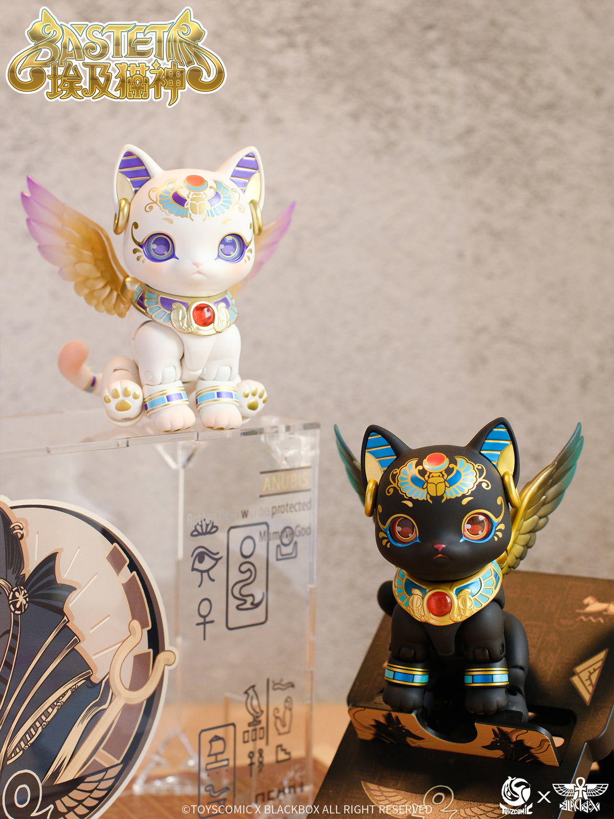 TOYSCOMIC x BLACKBOX BASTET NON-SCALE ACTION FIGURE (WHITE)