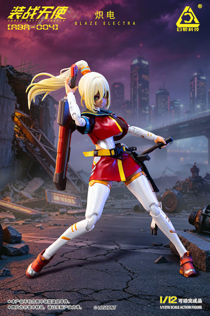 LOSCONT "ARMED BATTLE ANGELS" SERIES ABA-004 BLAZE ELECTRA 1/12 SCALE ACTION FIGURE