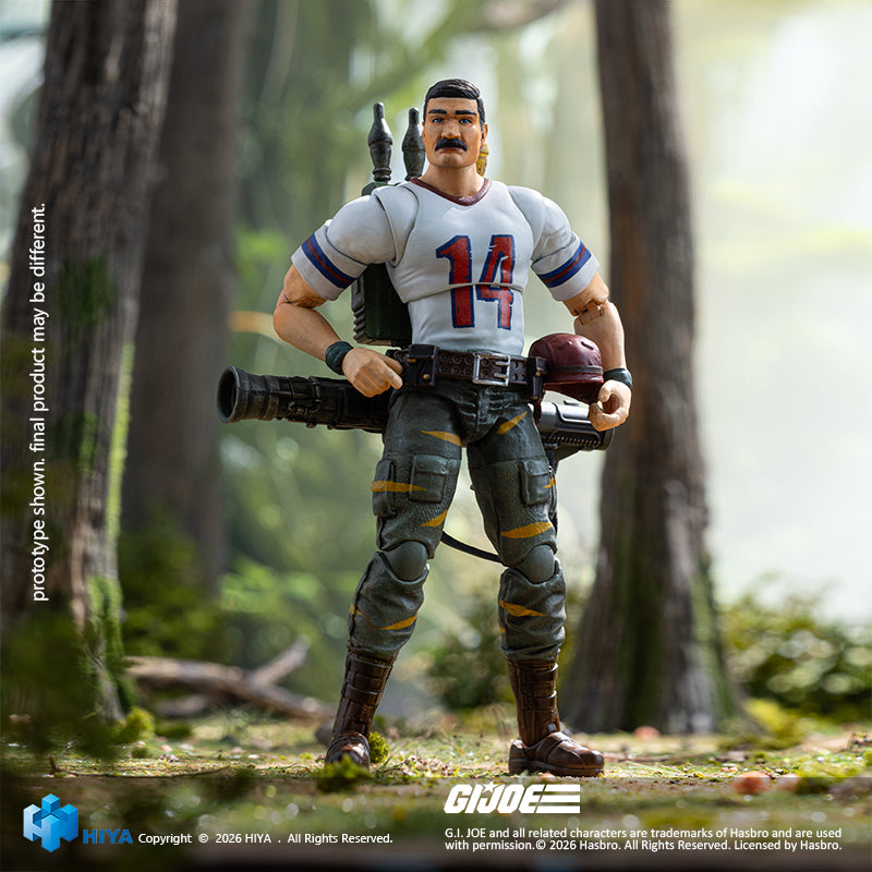 HIYA Exquisite Mini Series 1/18 Scale 4.3 Inch "G.I. Joe" BAZOOKA Tiger Force Version Action Figure
