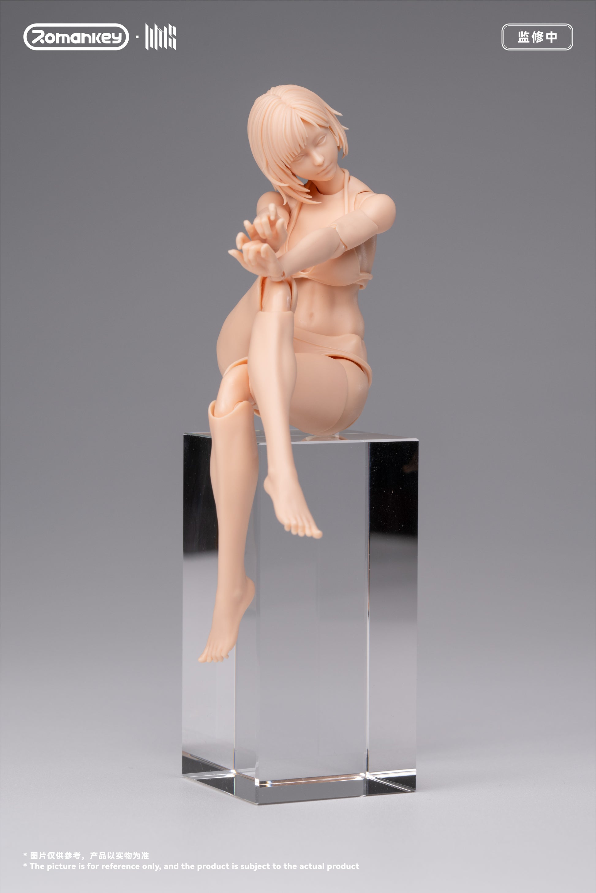 ROMANKEY UMS004 1/12 SCALE ACTION FIGURE FEMALE BODY MIA (UNPAINTED VER.)