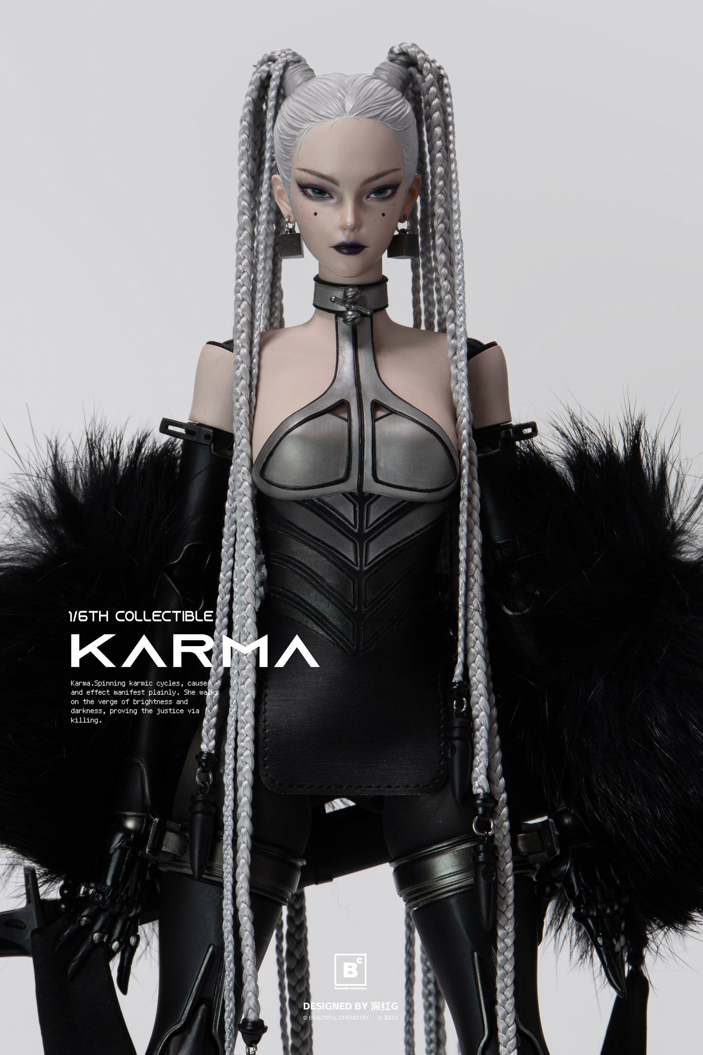 BEAUTIFUL CHEMISTRY x SHEN HONG G WHITE NIGHT: ALBA KARMA 1/6 SCALE ACTION FIGURE